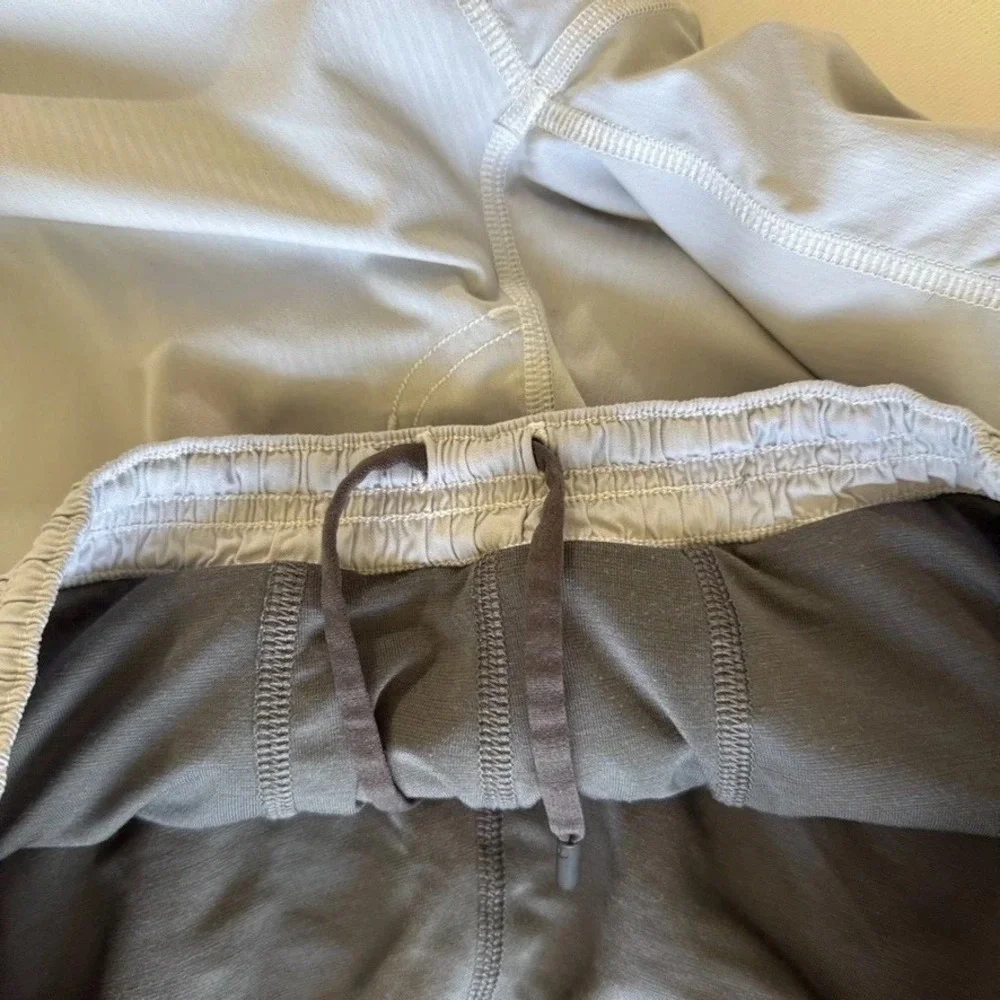 lululemon athletica Men’s Light Gray Athletic Shorts